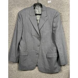 Emanuel Ungaro 100% Wool Sport Coat Mens Size 46R/40W Gray Three Button